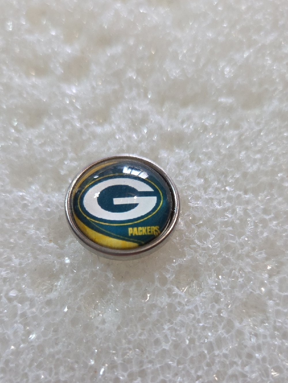 Green Bay Packers Team Logo- Green/Gold Ginger Snap 18mm